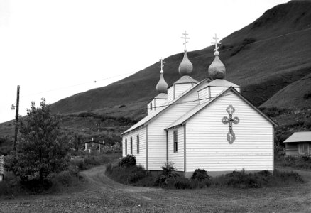 Back Three Saints Russian Orthodox Church (Old Harbor, Alaska) photo