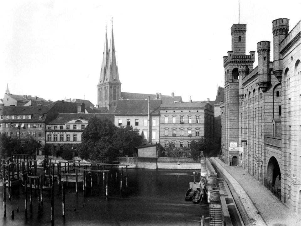 Backside of Poststraße, Berlin 1880