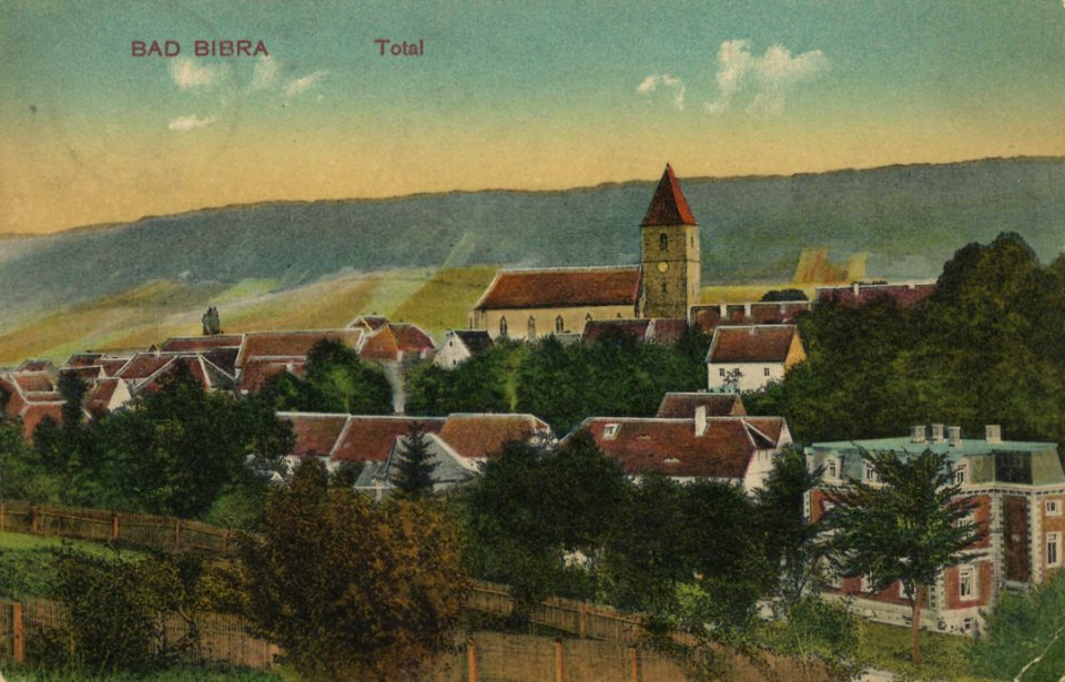 Bad Bibra, Sachsen-Anhalt - Stadtansicht (Zeno Ansichtskarten)