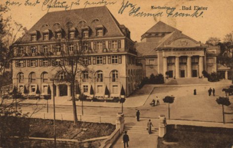Bad Elster, Sachsen - Sachsenhof; Kurtheater (Zeno Ansichtskarten)