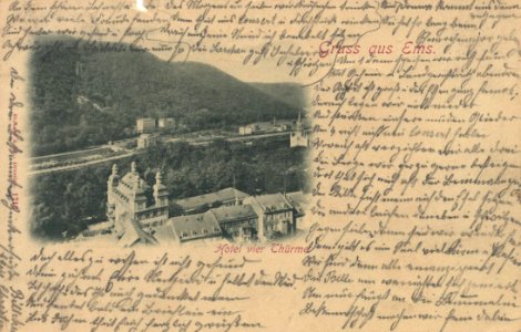 Bad Ems, Rheinland-Pfalz - Hotel Vier Türme (Zeno Ansichtskarten)