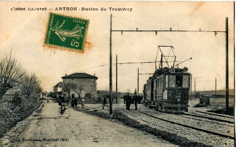 Baconnier - L'Isère illustré - ANTHON - Station du Tramway