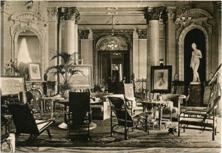 Bad Godesberg Villa Wacholderhöhe Wohnhalle 1906