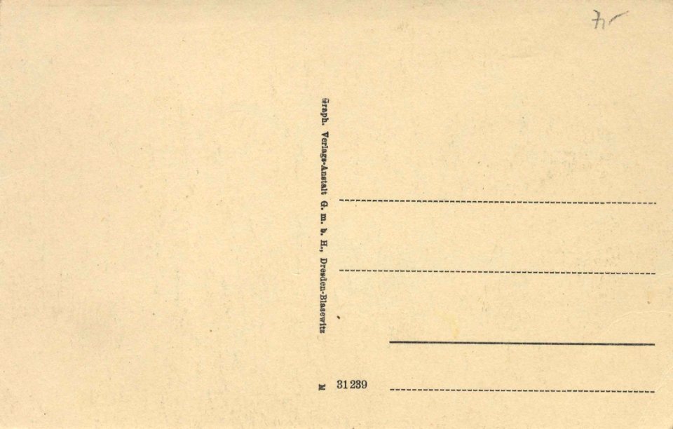 Bad Charlottenbrunn, Schlesien - Stadtansicht vom Försterweg (back) (Zeno Ansichtskarten)