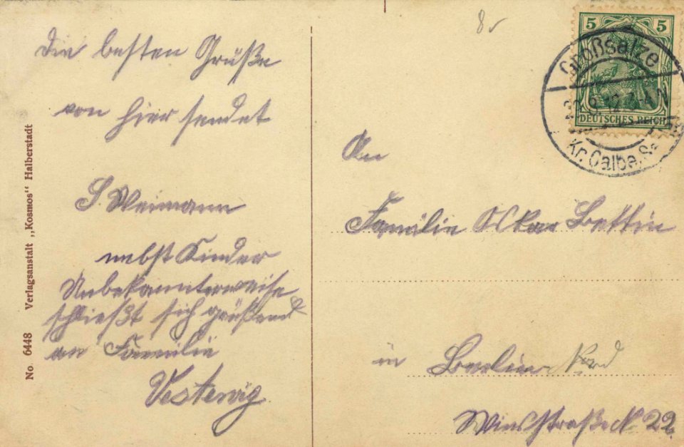 Bad Elmen, Sachsen-Anhalt - Kurhaus (back) (Zeno Ansichtskarten)