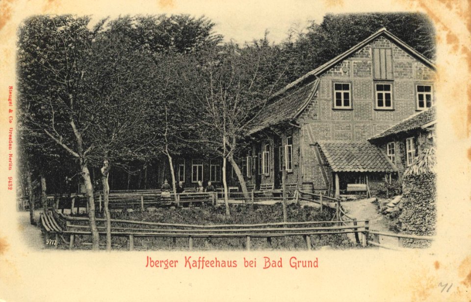 Bad Grund, Niedersachsen - Iberger Caféhaus (Zeno Ansichtskarten)