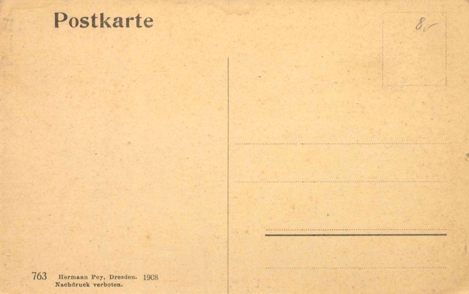 Bad Elster, Sachsen - Eremitage (back) (Zeno Ansichtskarten)