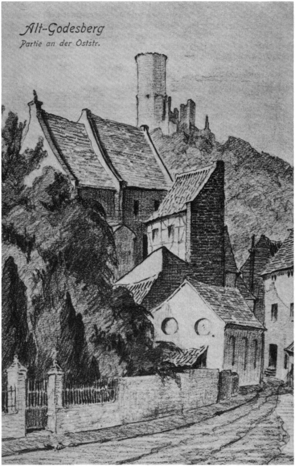 Bad Godesberg Oststraße Synagoge Zeichnung 1905