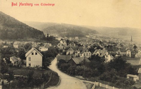 Bad Harzburg, Niedersachsen - Stadtansicht vom Eichenberg (Zeno Ansichtskarten)