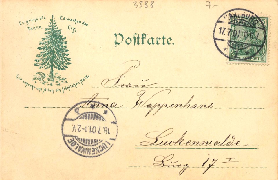Bad Harzburg, Niedersachsen - Blick vom Schützenhause (back) (Zeno Ansichtskarten)