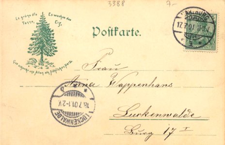 Bad Harzburg, Niedersachsen - Blick vom Schützenhause (back) (Zeno Ansichtskarten)