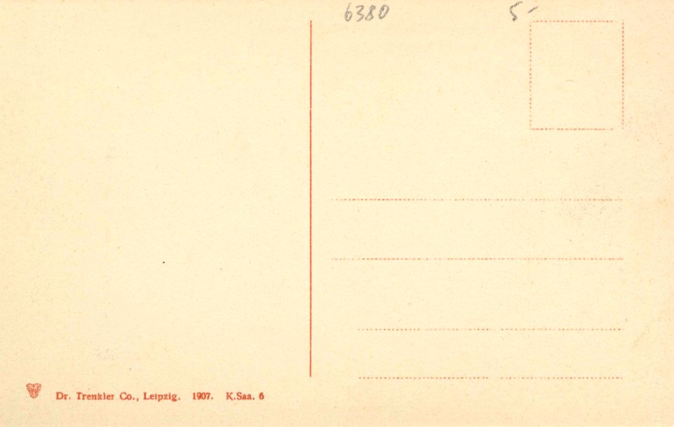 Bad Homburg v. d. Höhe, Hessen - Kastell, Mittelbau mit Brunnen (back) (Zeno Ansichtskarten)