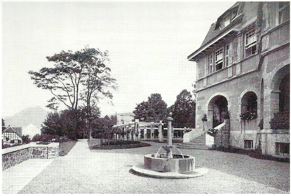 Bad Honnef Feuerschlößchen Terrasse 1908