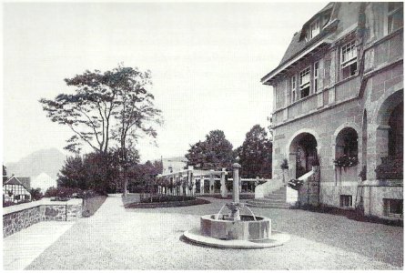 Bad Honnef Feuerschlößchen Terrasse 1908