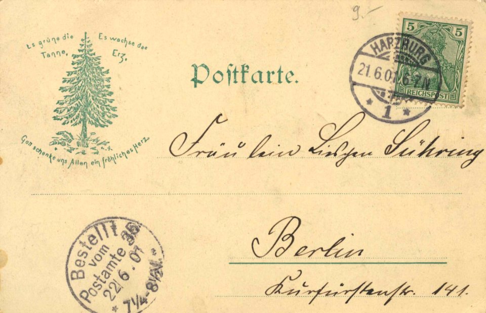 Bad Harzburg, Niedersachsen - Bismarckstein (back) (Zeno Ansichtskarten)