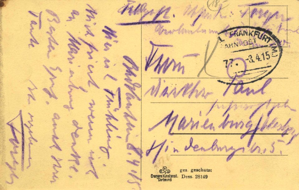 Bad Nauheim, Hessen - Ludwigstraße (back) (Zeno Ansichtskarten)