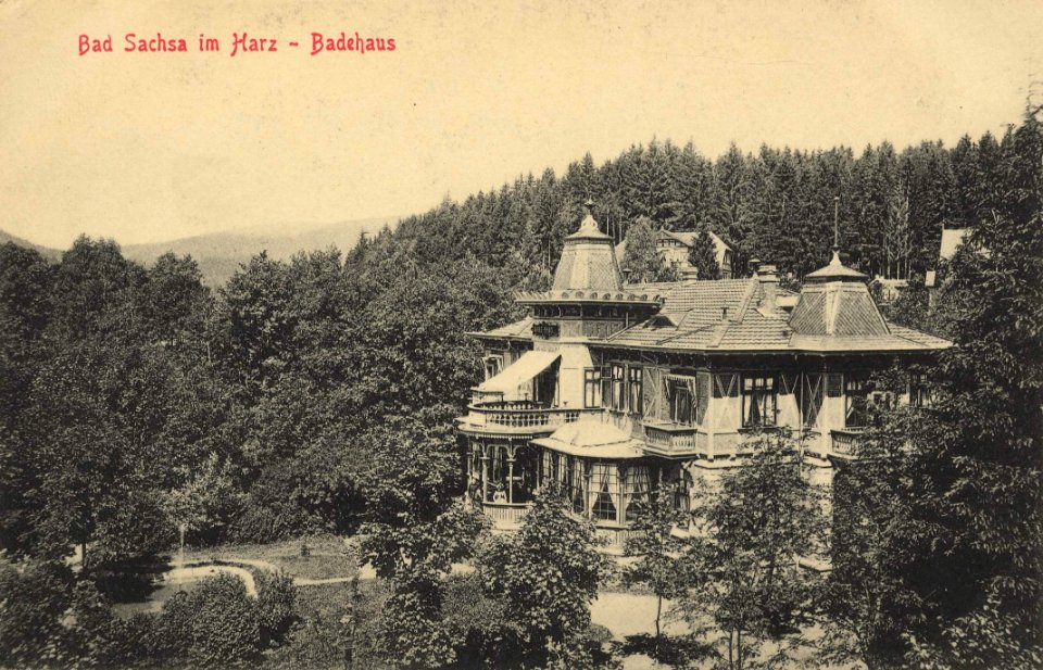 Bad Sachsa, Niedersachsen - Badehaus (Zeno Ansichtskarten)