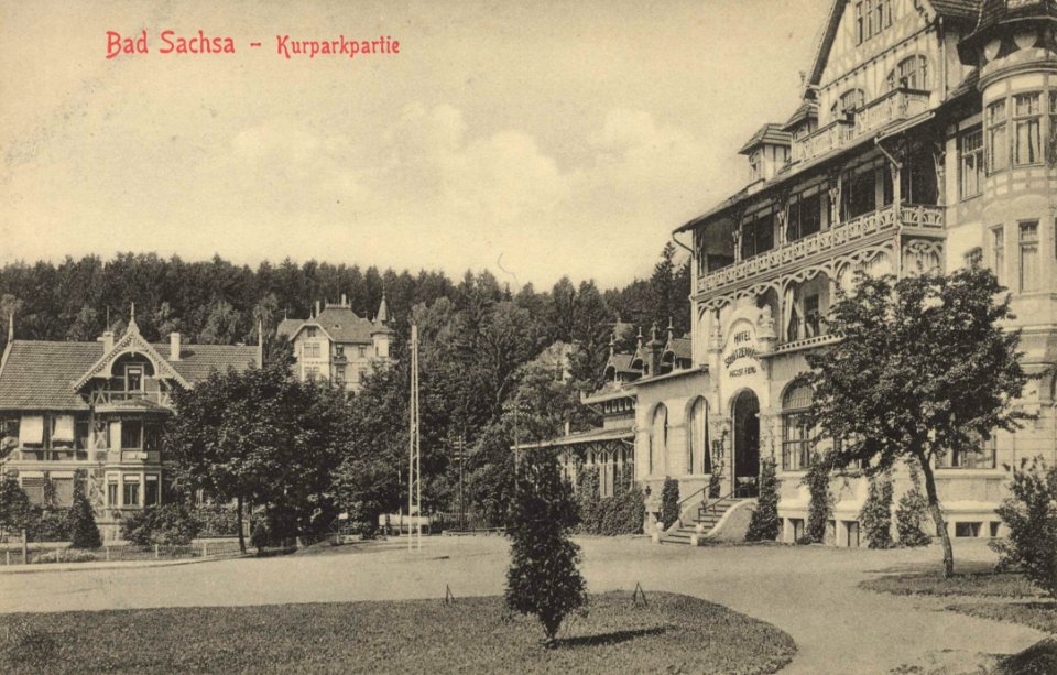 Bad Sachsa, Niedersachsen - Kurpark (Zeno Ansichtskarten)
