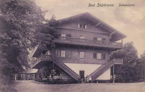 Bad Salzbrunn, Schlesien - Schweizerei (Zeno Ansichtskarten)