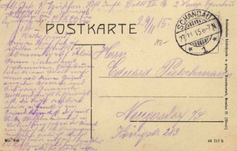 Bad Schandau, Sachsen - Kleiner Wasserfal (back) (Zeno Ansichtskarten)
