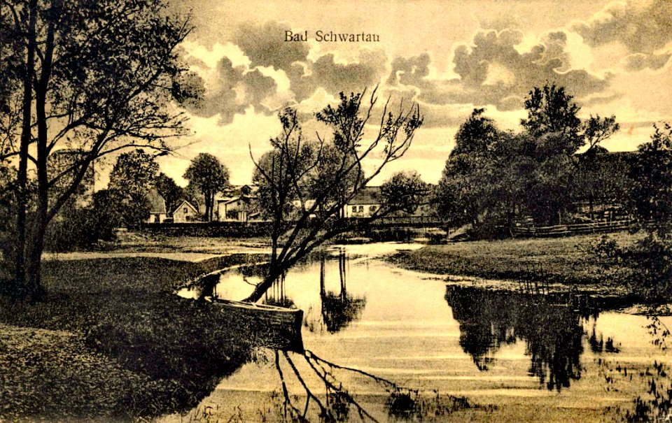 Bad Schwartau, Schleswig-Holstein - Landschafts- und Stadtansicht (Zeno Ansichtskarten)