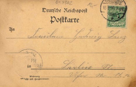 Bad Suderode, Sachsen-Anhalt - Kaiser-Wilhelm-Straße (back) (Zeno Ansichtskarten)