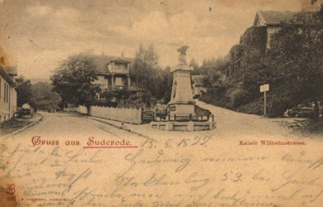 Bad Suderode, Sachsen-Anhalt - Kaiser-Wilhelm-Straße (Zeno Ansichtskarten)