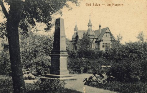 Bad Sulza, Thüringen - Kurpark (Zeno Ansichtskarten)