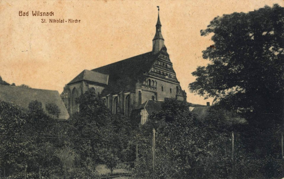 Bad Wilsnack, Mecklenburg-Vorpommern - Nikolaikrche (Zeno Ansichtskarten)