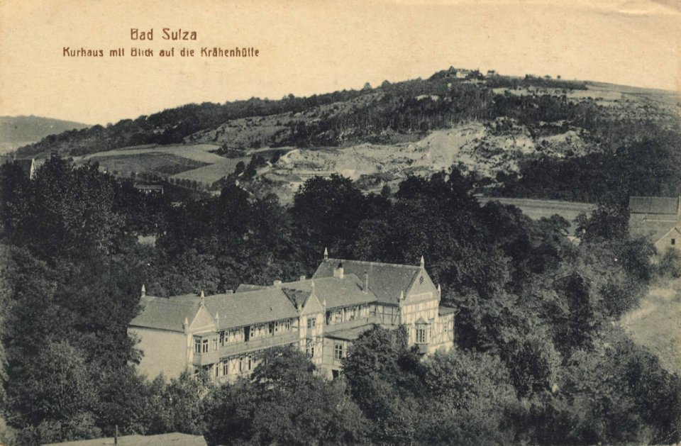 Bad Sulza, Thüringen - Kurhaus und Krähenhütte (Zeno Ansichtskarten)