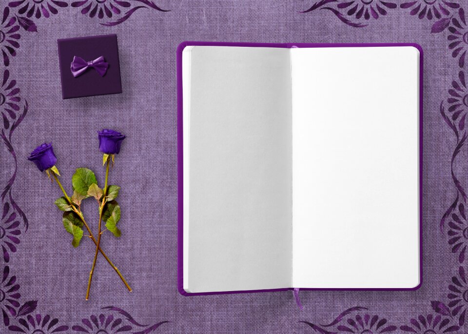 Frame flowers background