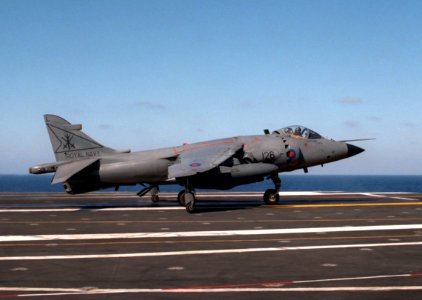 BAe Sea Harrier 800 NAS on USS Eisenhower 1984