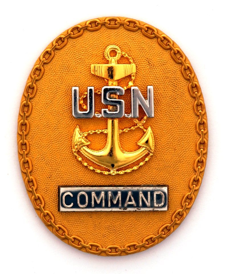 Badge of a United States Navy Command Chief Petty Officer