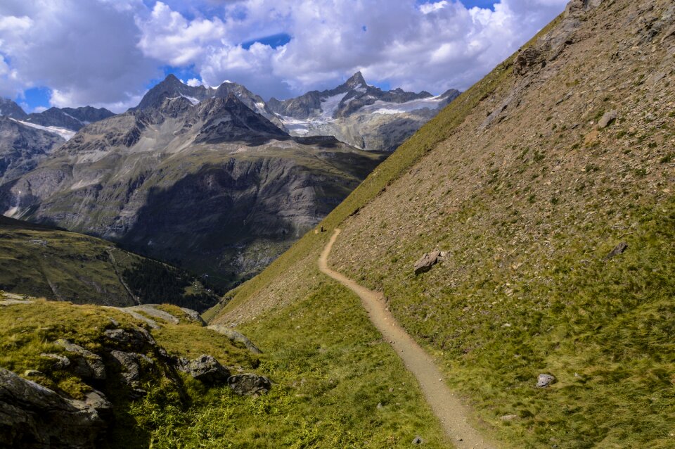 Path mountain path switzerland