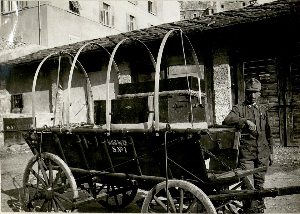 Bagagewagen der Artillerie-Messabteilung 506, Trient (BildID 15622969)