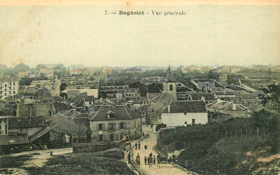Bagnolet.Eglise Saint-Leu-Saint-Gilles vue de la rue de Montreuil