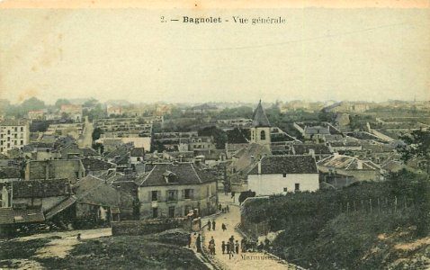 Bagnolet.Eglise Saint-Leu-Saint-Gilles vue de la rue de Montreuil