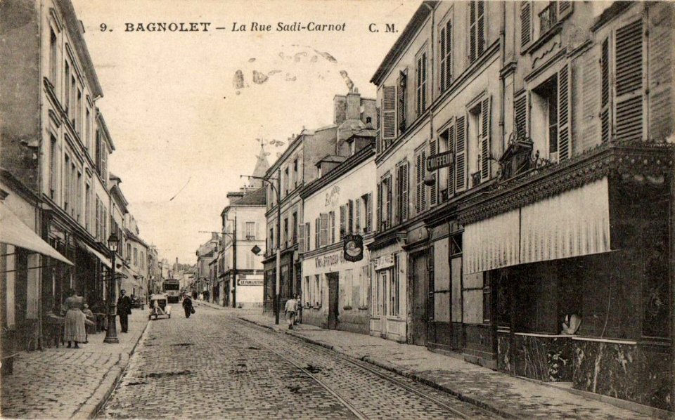 Bagnolet.Rue Sadi-Carnot.Magasins