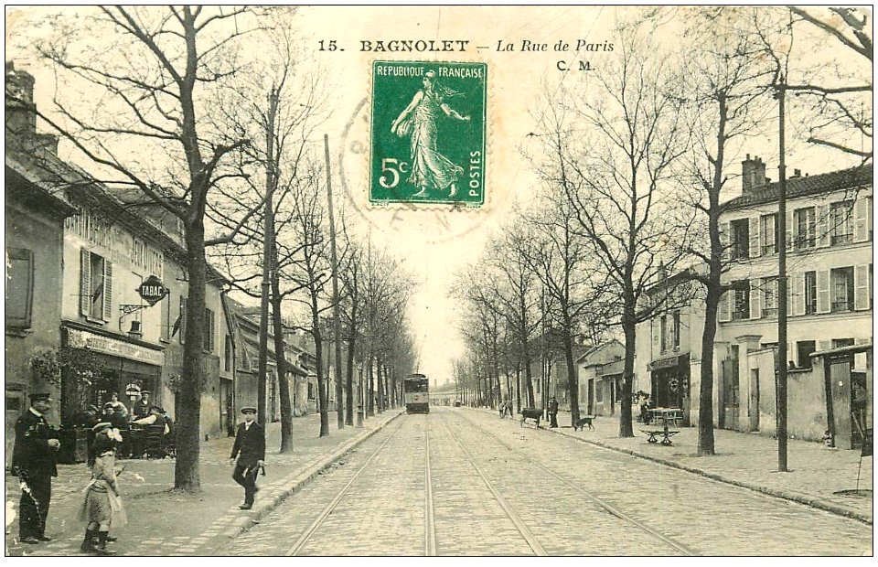 Bagnolet.Rue de Paris.1916