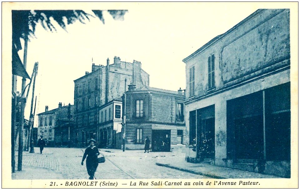 Bagnolet.Rue Sadi-Carnot.Avenue Pasteur