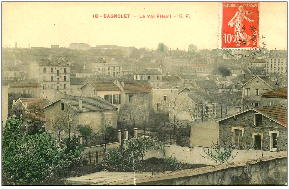 Bagnolet.Quartier du Val Fleuri.1909
