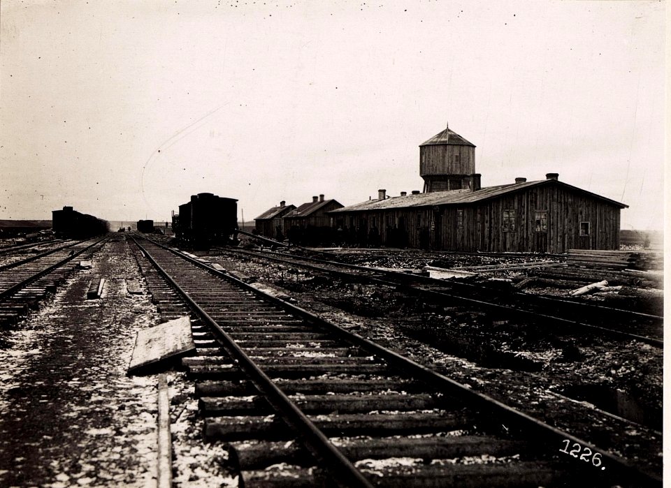 Bahnanlage bei Grubiszow. (17-II.1918.) (BildID 15711708)