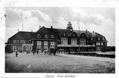 Bahnhof Aachen West (um 1920)