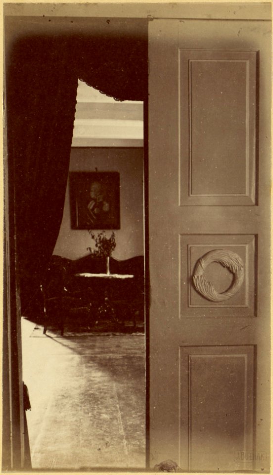 Bahdanaŭ, Ruščyc, Zialony salon. Багданаў, Рушчыц, Зялёны салён (J. Bułhak, 1911)