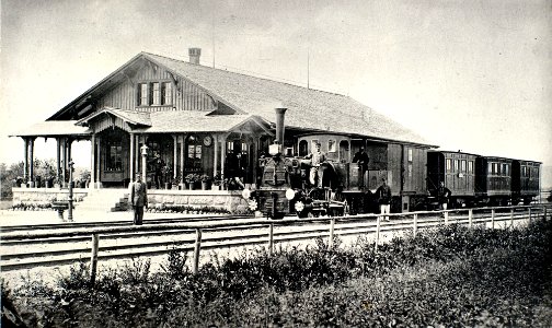 Bahnhof Bülach ca 1870