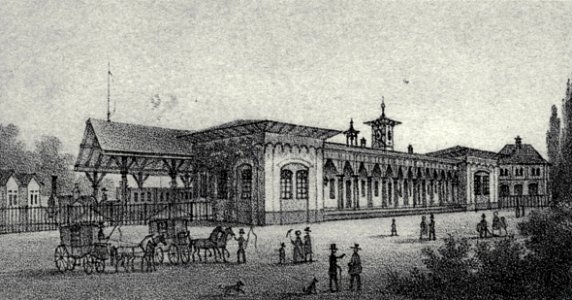 Bahnhof Hanau 1850