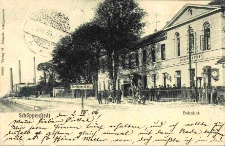 Bahnhof 1906
