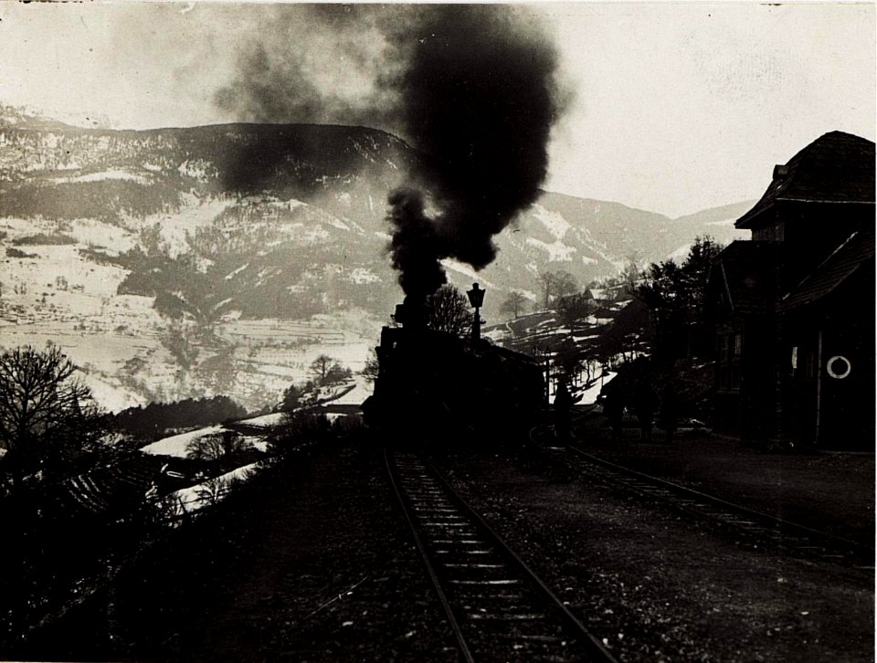 Bahnhof Layen-Ried km 6,7 gegen Eisacktal. (BildID 15574794)