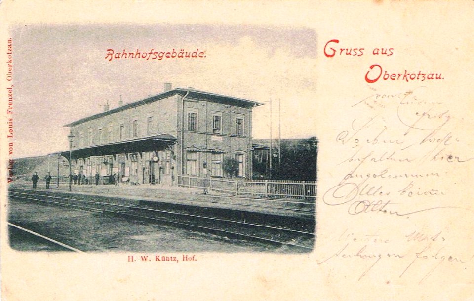Bahnhof Oberkotzau Ansichtskarte