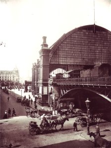 Bahnhof Friedrichstraße, 1898 photo